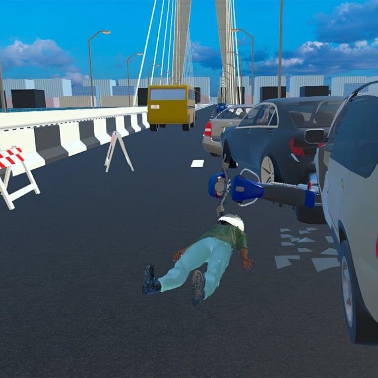 A virtual emergency-response environment from the LASAMBUS project