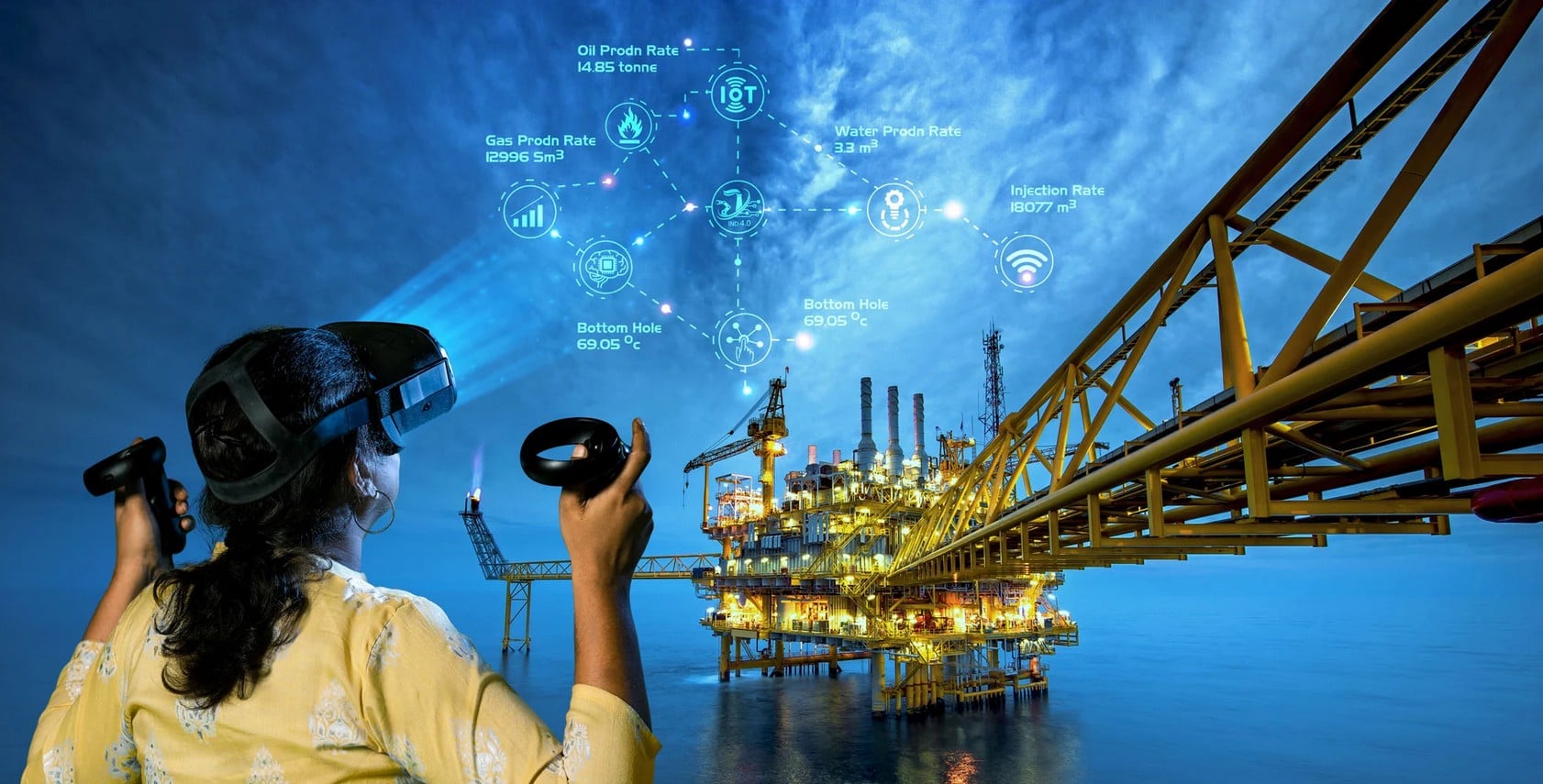 An immersive oil and gas experience