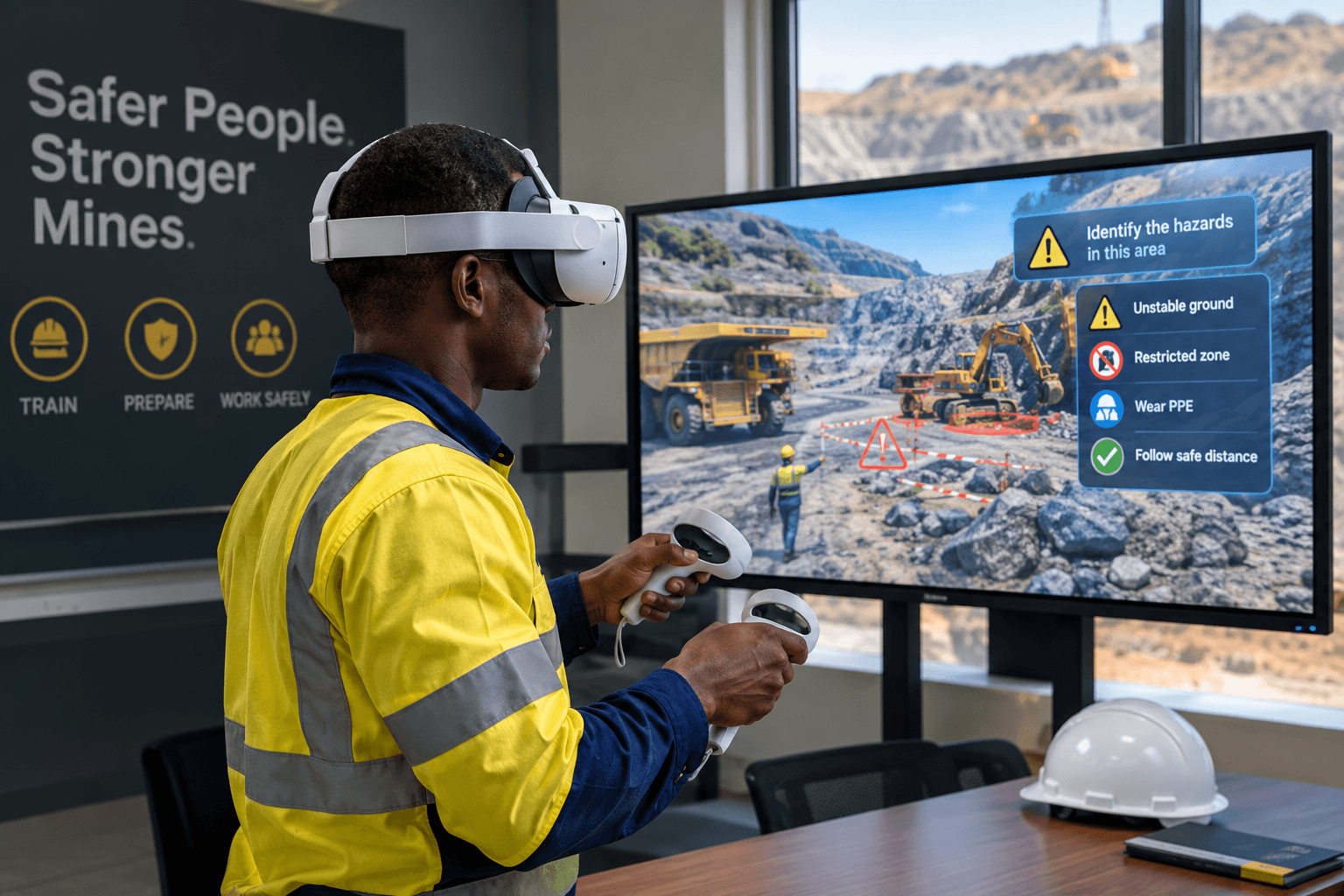 Using VR and 3D Simulation to Improve Mining Safety Training