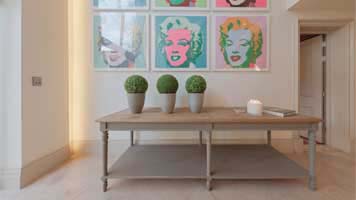 Interior design virtual reality tour