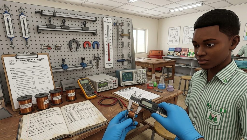 Students conducting experiments in a virtual STEM lab using virtual reality in education Nigeria