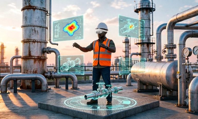XR oil and gas training using Virtual Reality headset in Nigeria